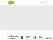 Tablet Screenshot of mayflax.com